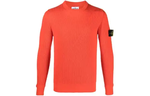 STONE ISLAND Sweater Men's Orange