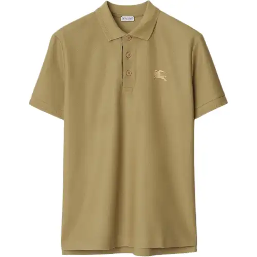 Burberry SS24 Polo Shirt Men's Turquoise