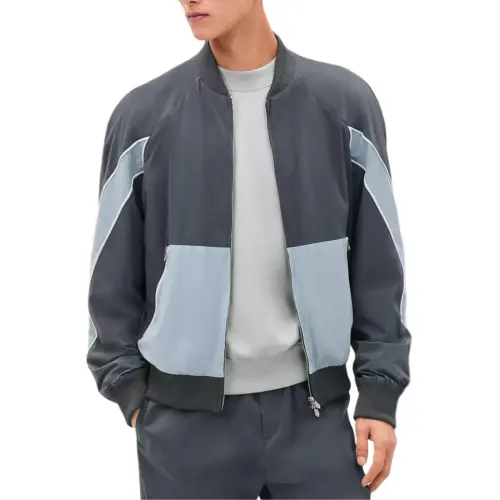 HERMES Jackets & Coats Men's Gray