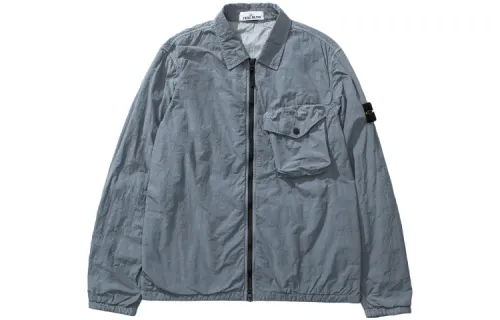 STONE ISLAND FW21 Jackets & Coats Men's Haze Blue
