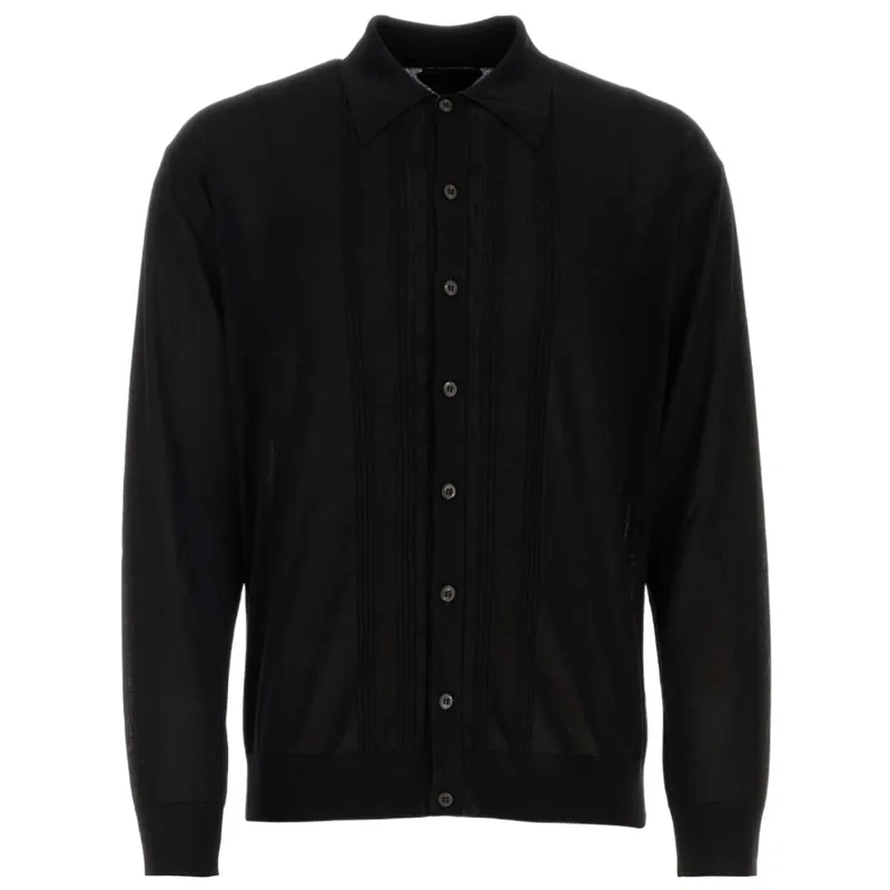 PRADA Collared Buttoned Cardigan