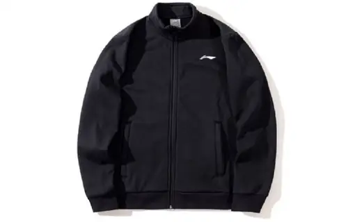 Li Ning Jackets Men's Black Stand Collar Moderate Other