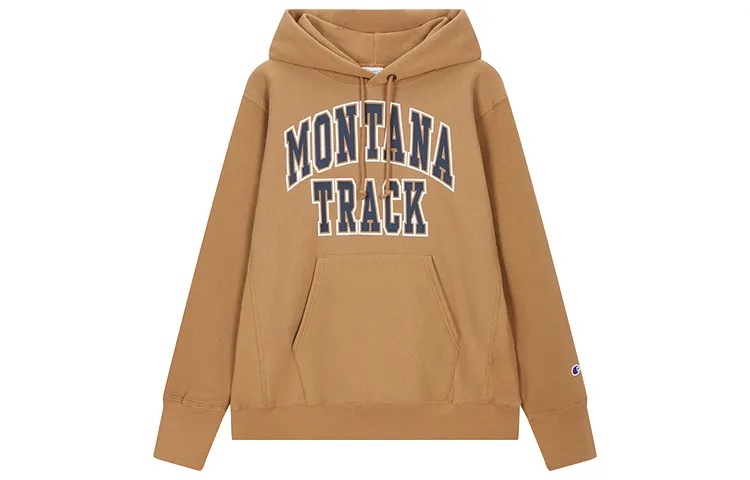 Champion FW24 REVERSE WEAVE Thickened And Fleece Lined, Print Logo Hooded Casual Comfortable Fashion Trend Versatile