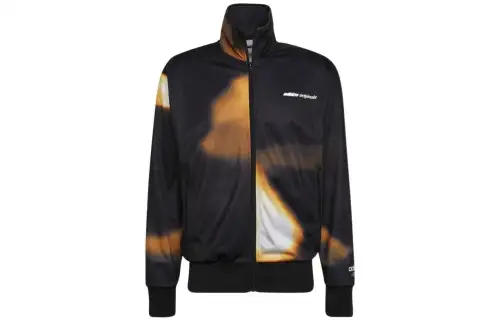 Adidas Originals Jackets Men's Black Stand Collar Moderate Other