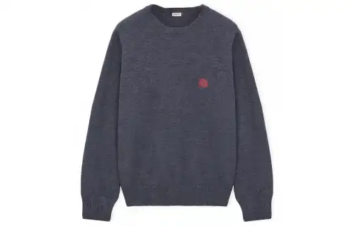 Loewe logo-embroidered wool jumper