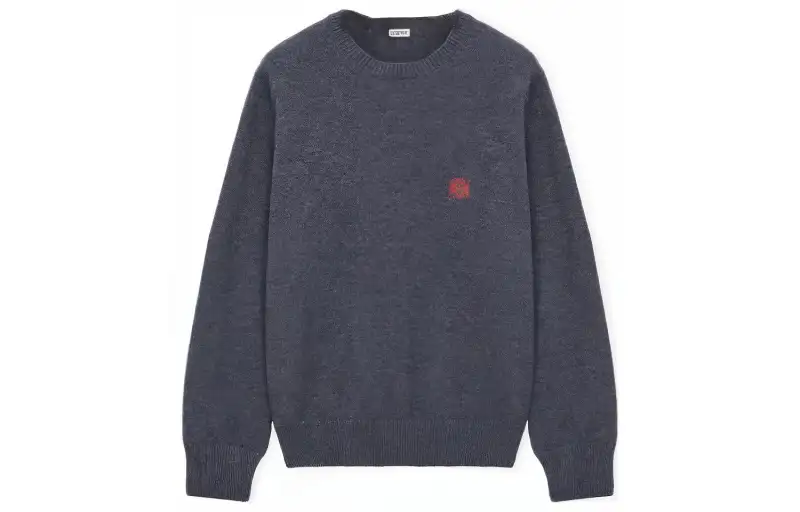 Loewe logo-embroidered wool jumper