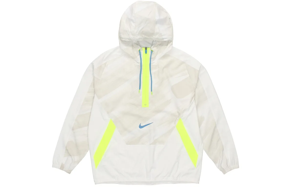 Nike Jackets Men's Ecru Hooded Moderate Other