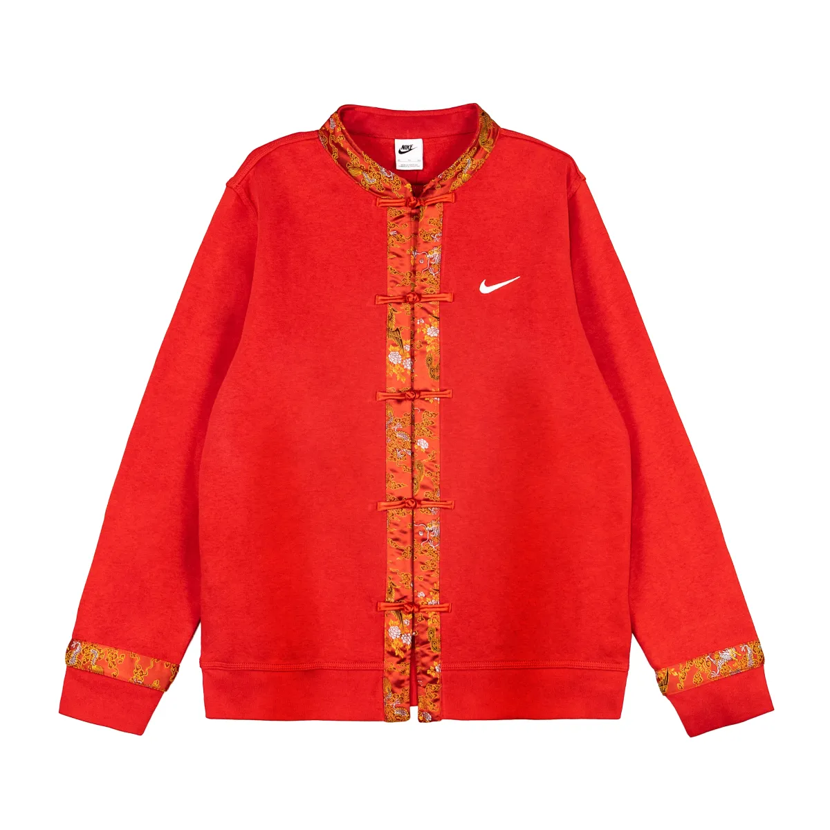 Nike CNY Fantasy Unbelievable, Year Of The Snake New Chinese Style Tang Suits Crew Neck Fleece Lined Sweatshirt Unisex