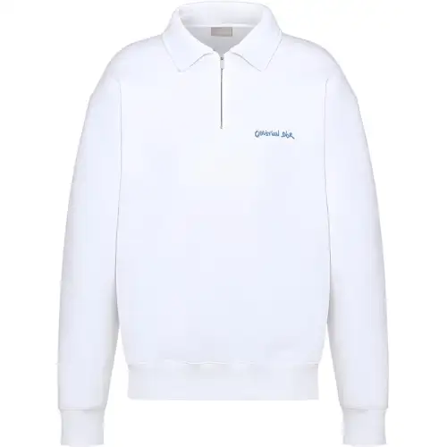 DIOR SS24 Polo Shirt Men's White