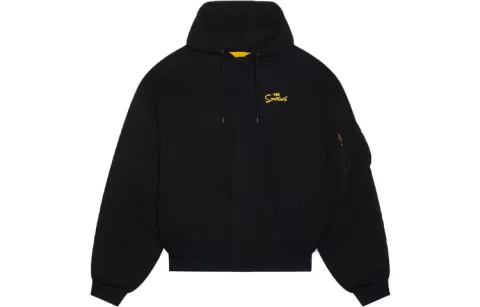 Balenciaga X The Simpsons Padded Bomber Hoodie