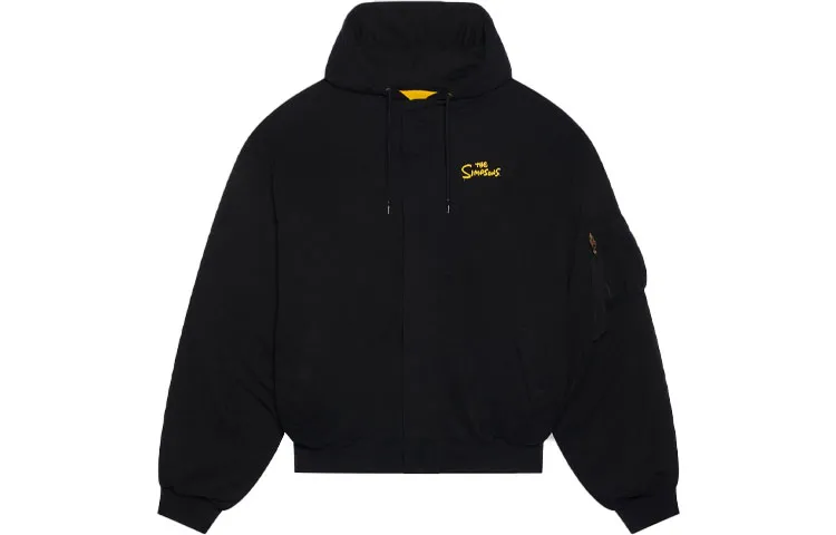 Balenciaga X The Simpsons Padded Bomber Hoodie