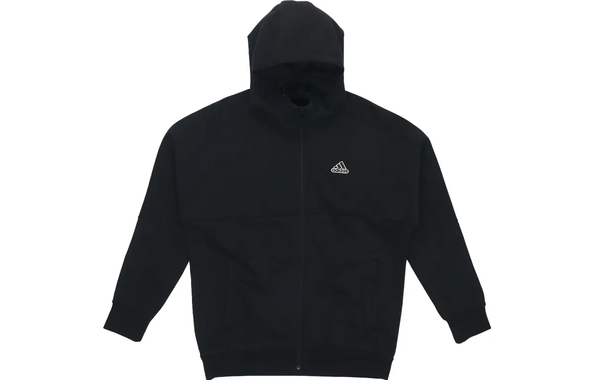 Adidas Jackets Men's Black Hooded Moderate Other