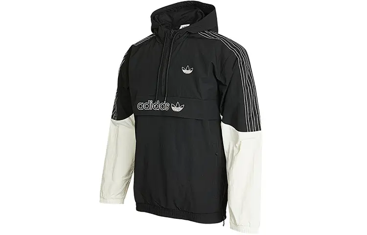 Adidas Originals Jackets Men's Black Hooded Moderate Other