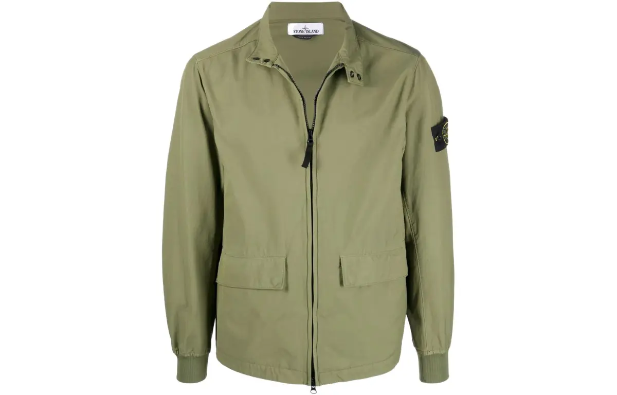 STONE ISLAND Jacket Men's Army Green