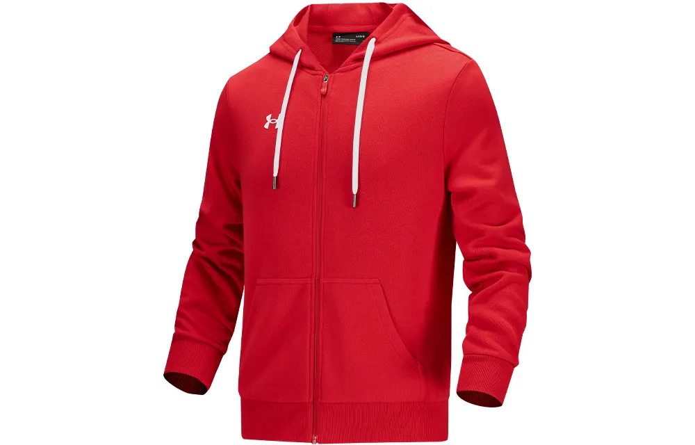 Under Armour Jackets Men's Red Hooded Moderate Other