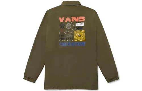 Vans Jackets & Coats Unisex Army Green