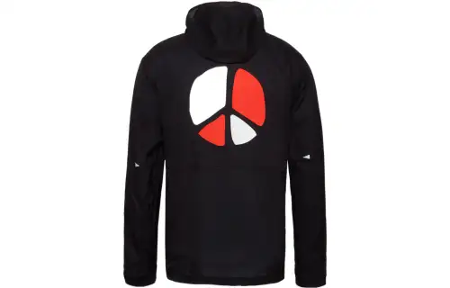New Balance District Vision Jackets Men's Black Hooded Moderate Straight Fit