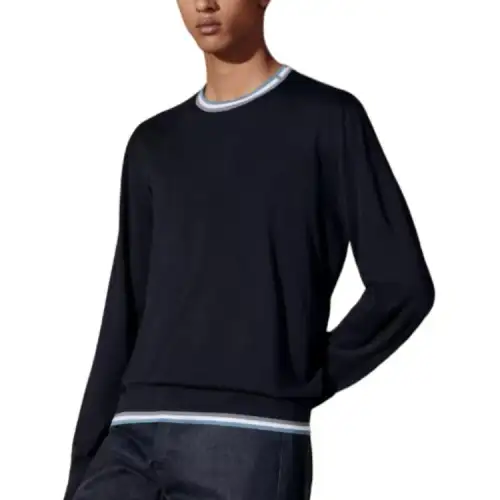 HERMES Sweater Men's Marine Blue