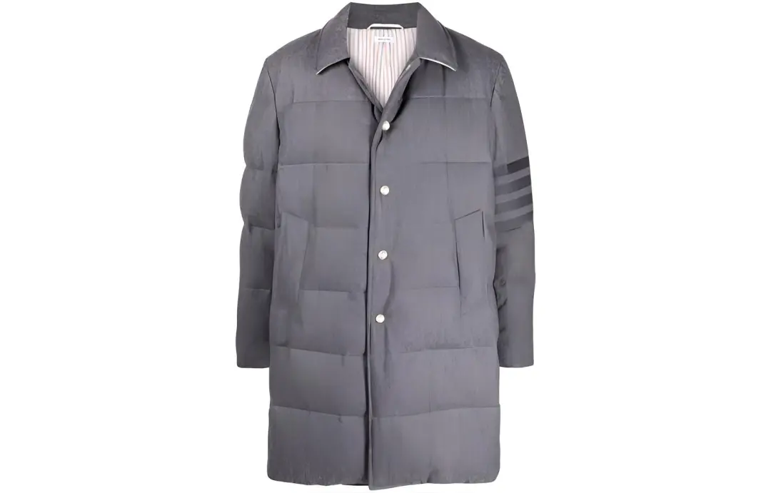 THOM BROWNE 4 Bar Padded Coat