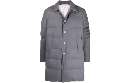 THOM BROWNE 4 Bar Padded Coat
