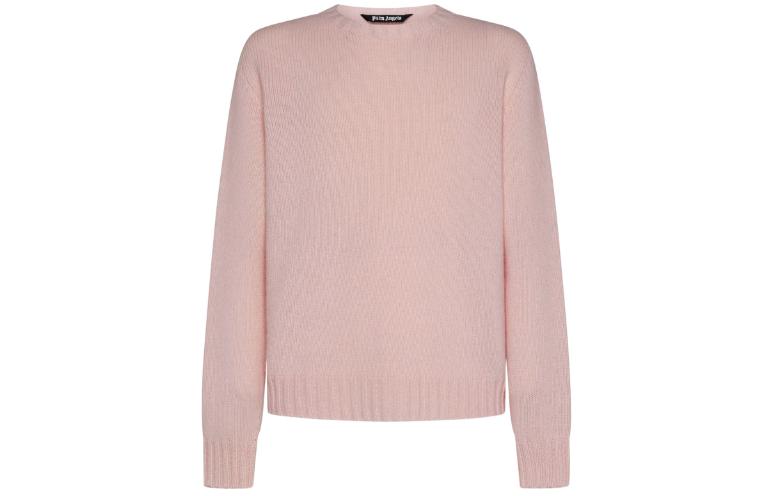 Palm Angels curved-logo wool-blend jumper