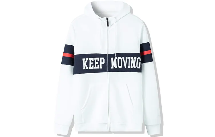 ANTA Life Collection Jackets Men's White Hooded Moderate Other