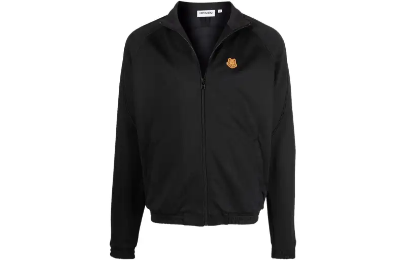 KENZO Classic Tiger Head Jackets Men's Black Lapel Moderate Other