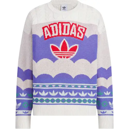 Adidas Originals Sweater Unisex Purple White