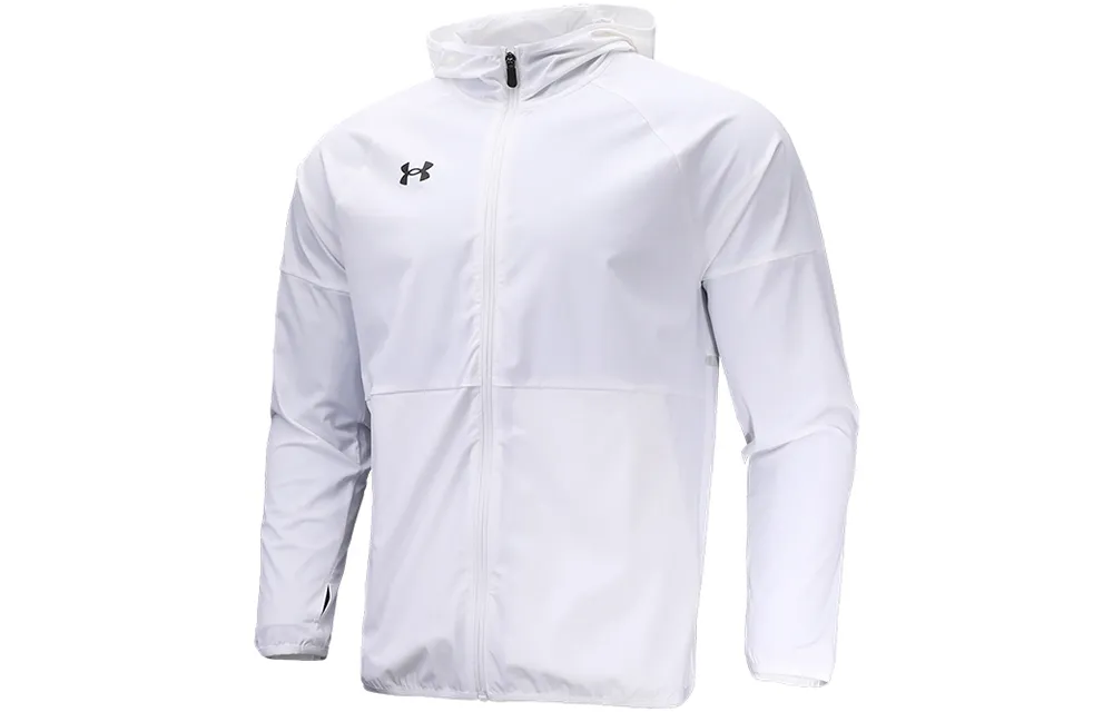 Under Armour Jackets Men's White Hooded Moderate Other