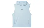 Jordan Knitwear Men's Blue Hooded Non Detachable Moderate Other