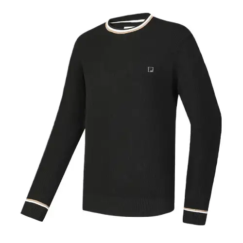 FILA Golf SS25 Sweater Men's Pitch Black