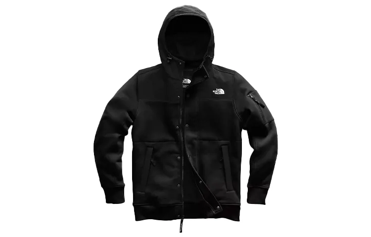 THE NORTH FACE Jackets Men's Black Hooded Thickened Other