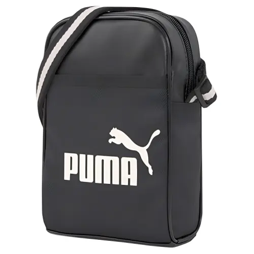 PUMA Fabric Crossbody Bag, Shoulder Bag Unisex Black