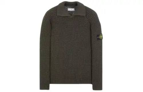 STONE ISLAND FW23 Knitwear Men's Olive Green
