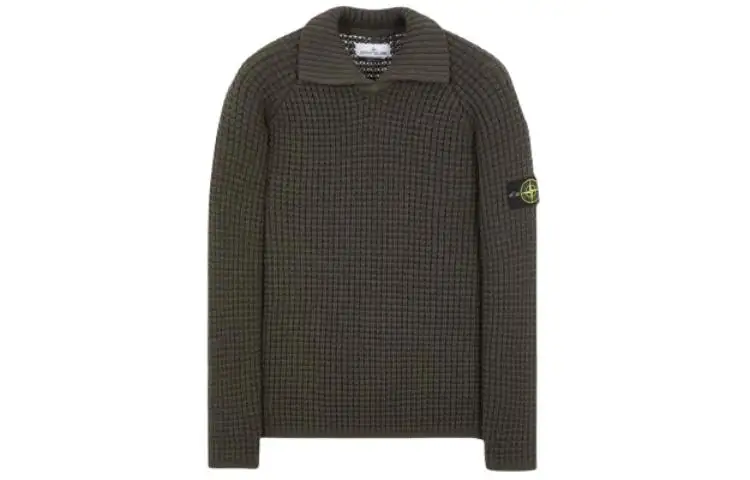STONE ISLAND FW23 Knitwear Men's Olive Green
