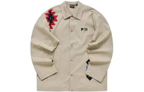 FILA FUSION X Marcelo Burlon Jackets Men's Suede Lapel Moderate Other