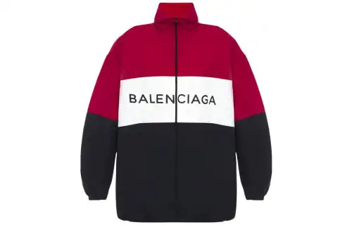 Balenciaga Jackets Men's Red Turtleneck Moderate Other