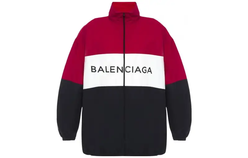 Balenciaga Jackets Men's Red Turtleneck Moderate Other