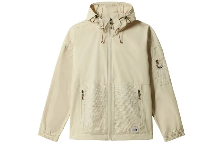 THE NORTH FACE Jackets Men's Light Umber Hooded Moderate Straight Fit