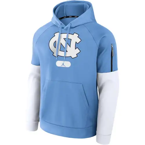 JORDAN North Carolina Tar Heels Fitness Men’s JORDAN Brand Therma College Pullover Hoodie