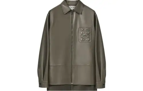 LOEWE Jackets Men's Khaki Lapel Moderate Other
