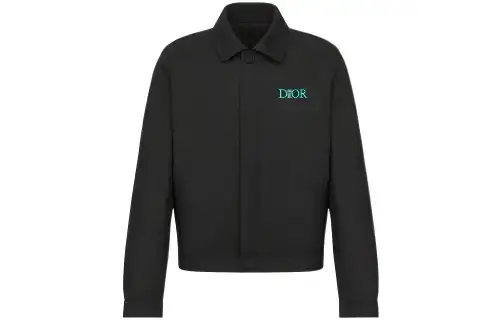 DIOR FW22 Jackets Men's Black Lapel Moderate Other