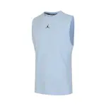 Jordan Tank Tops Men's Blue Crew Neck Moderate Other