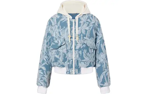 LOUIS VUITTON Pre Owned 2010s Cropped Bomber Jacket