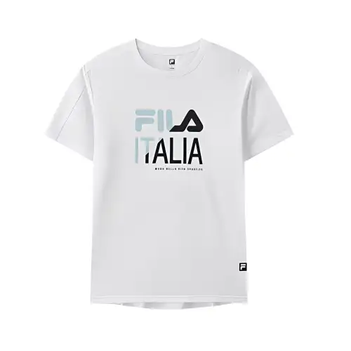FILA Fitness T Shirt Men's Jade White