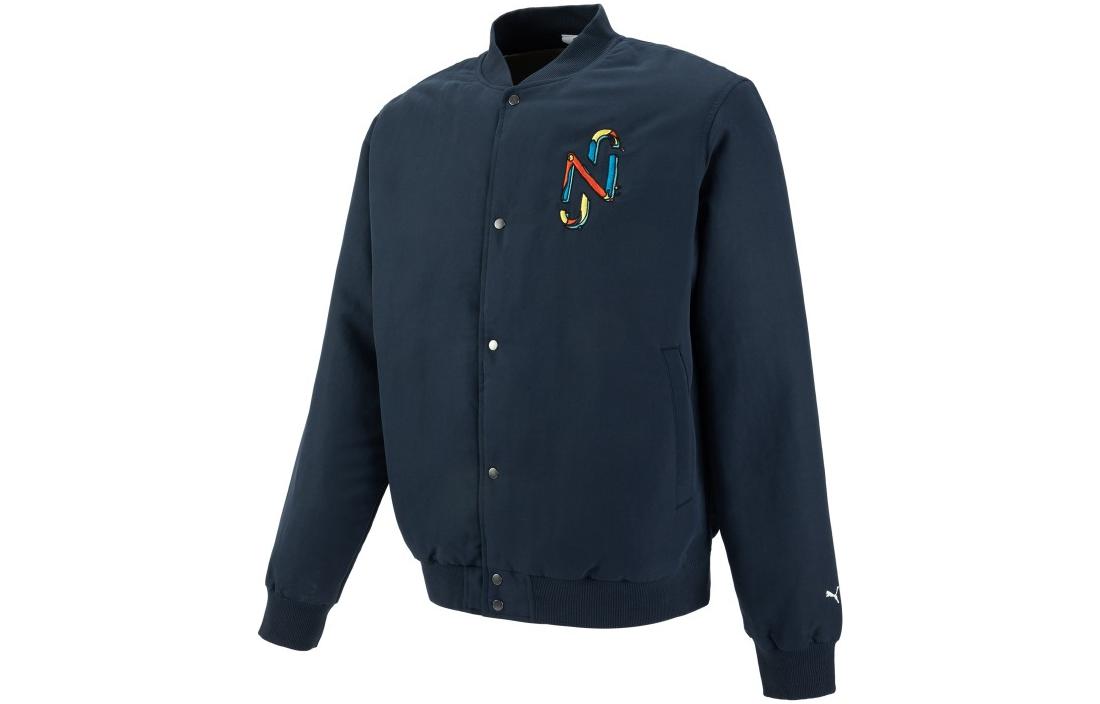 PUMA X Njr Series Jackets Men's Navy Blue Stand Collar Moderate Other
