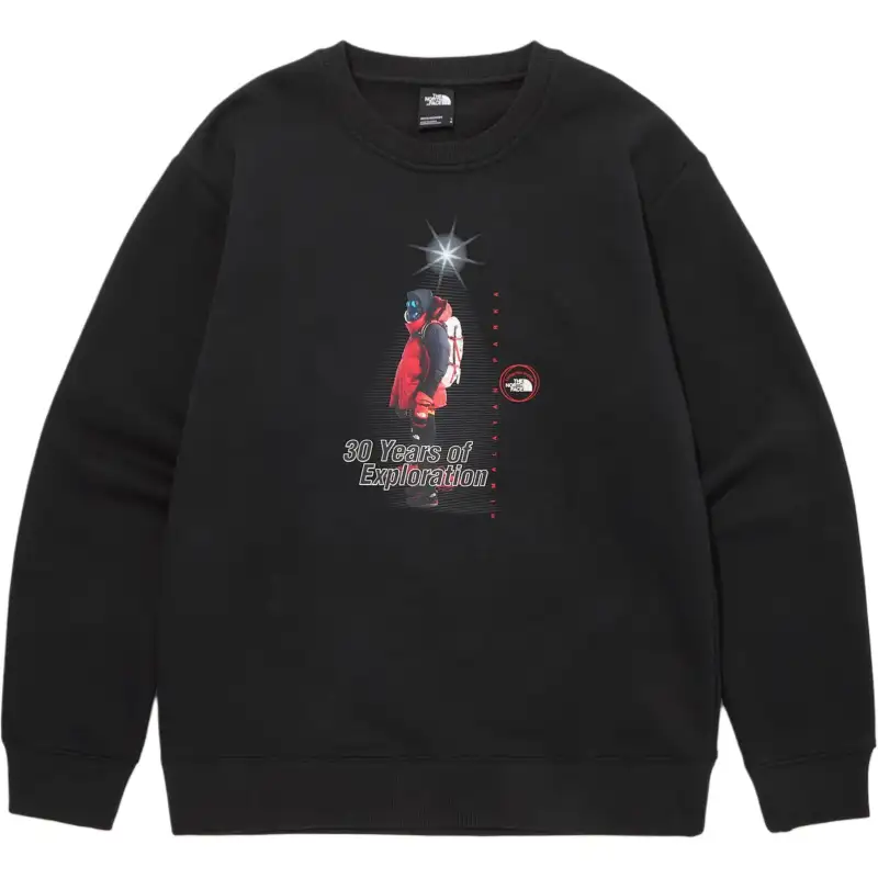 THE NORTH FACE M HMLYN 30 RLX EXPEDITION SYSTEM Sweatshirt Men's Black