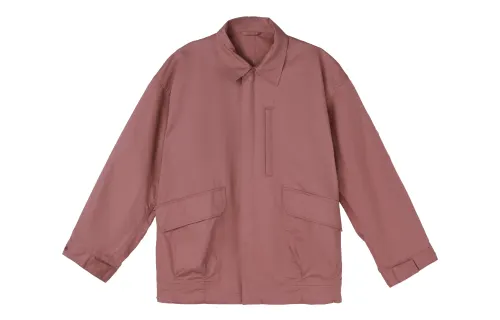 UNIQLO Jackets Men's Peach Pink Lapel Moderate Other