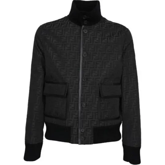 FENDI FW22 Jackets & Coats Men's Black