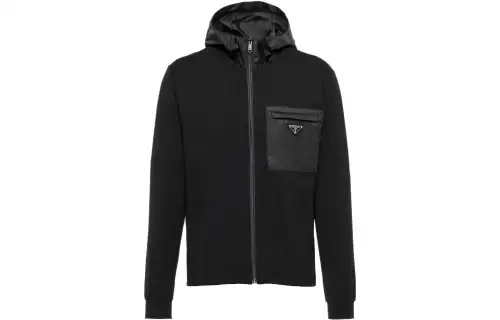 PRADA Panelled Hooded Jacket